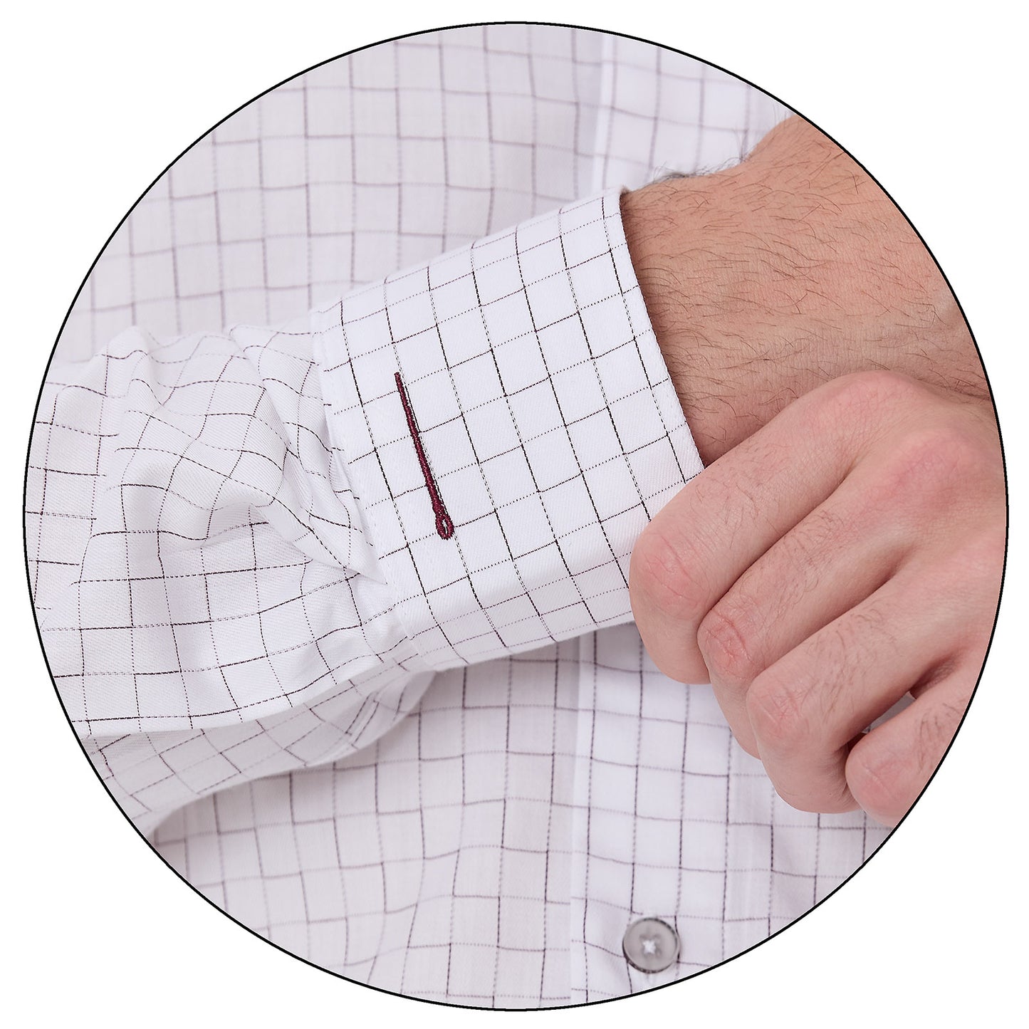 Camisa a Cuadros Slim Fit para Hombre