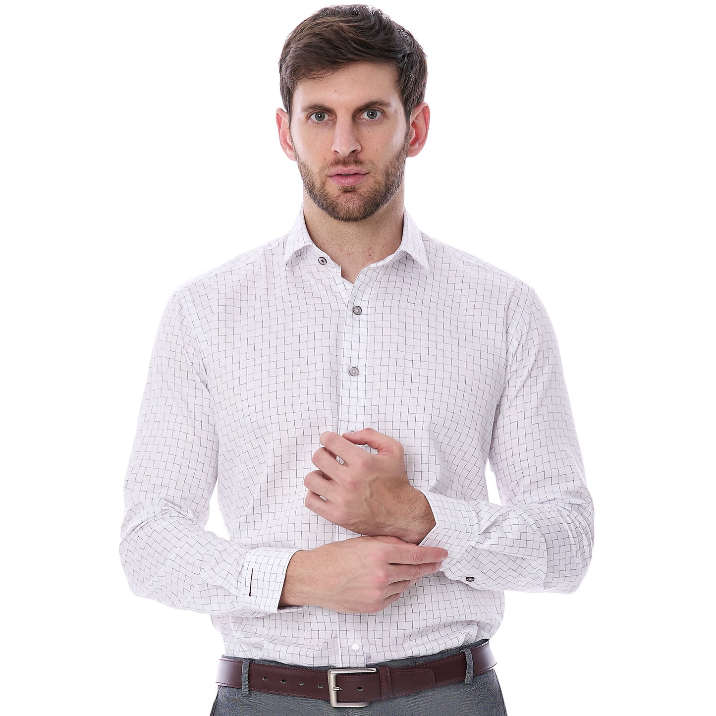 Camisa a Cuadros Slim Fit para Hombre