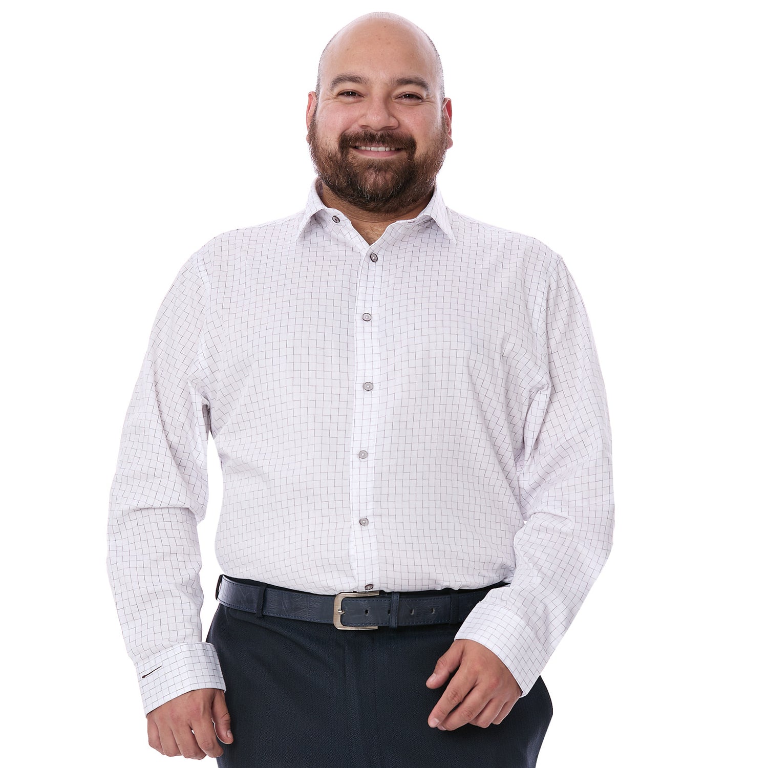 Camisa Para Hombre a Cuadros Tallas Extra