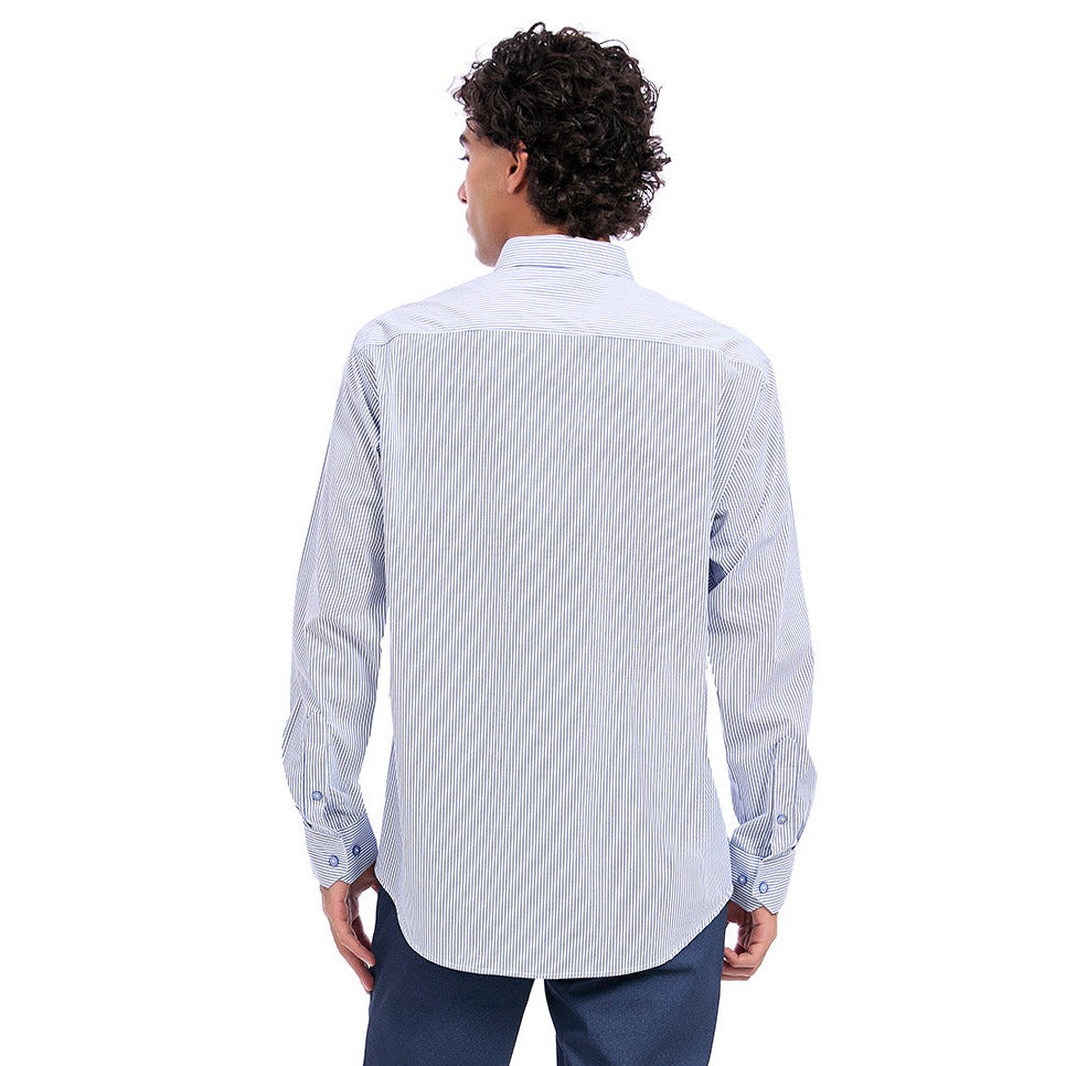 Camisa Regular Fit Rayas con Bamboo para Caballero