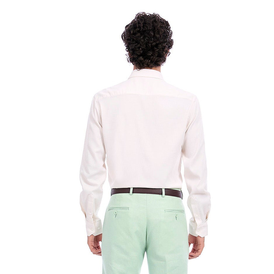 Camisa de Vestir Slim Fit Texturizada para Caballero