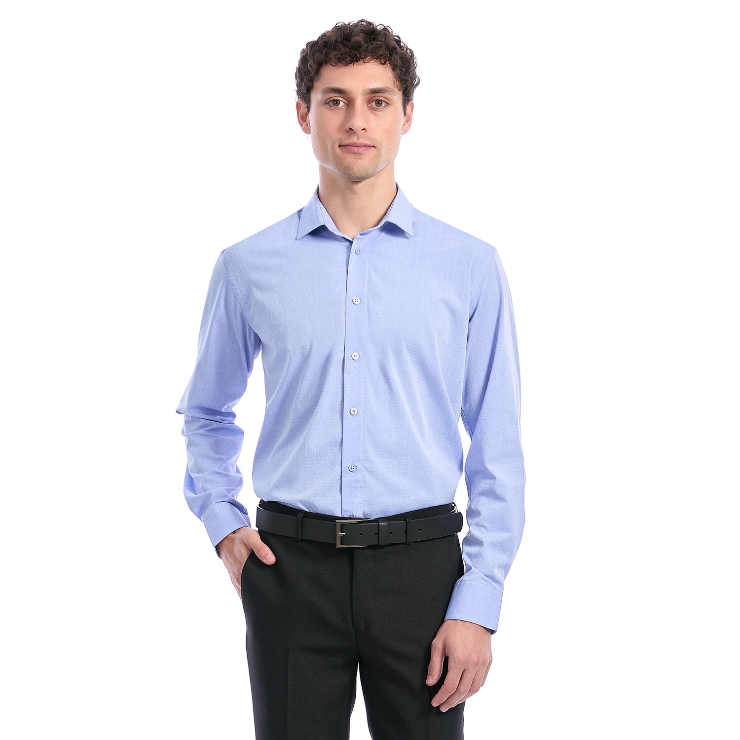 Camisa de Vestir Bamboo para Caballero Manga Larga