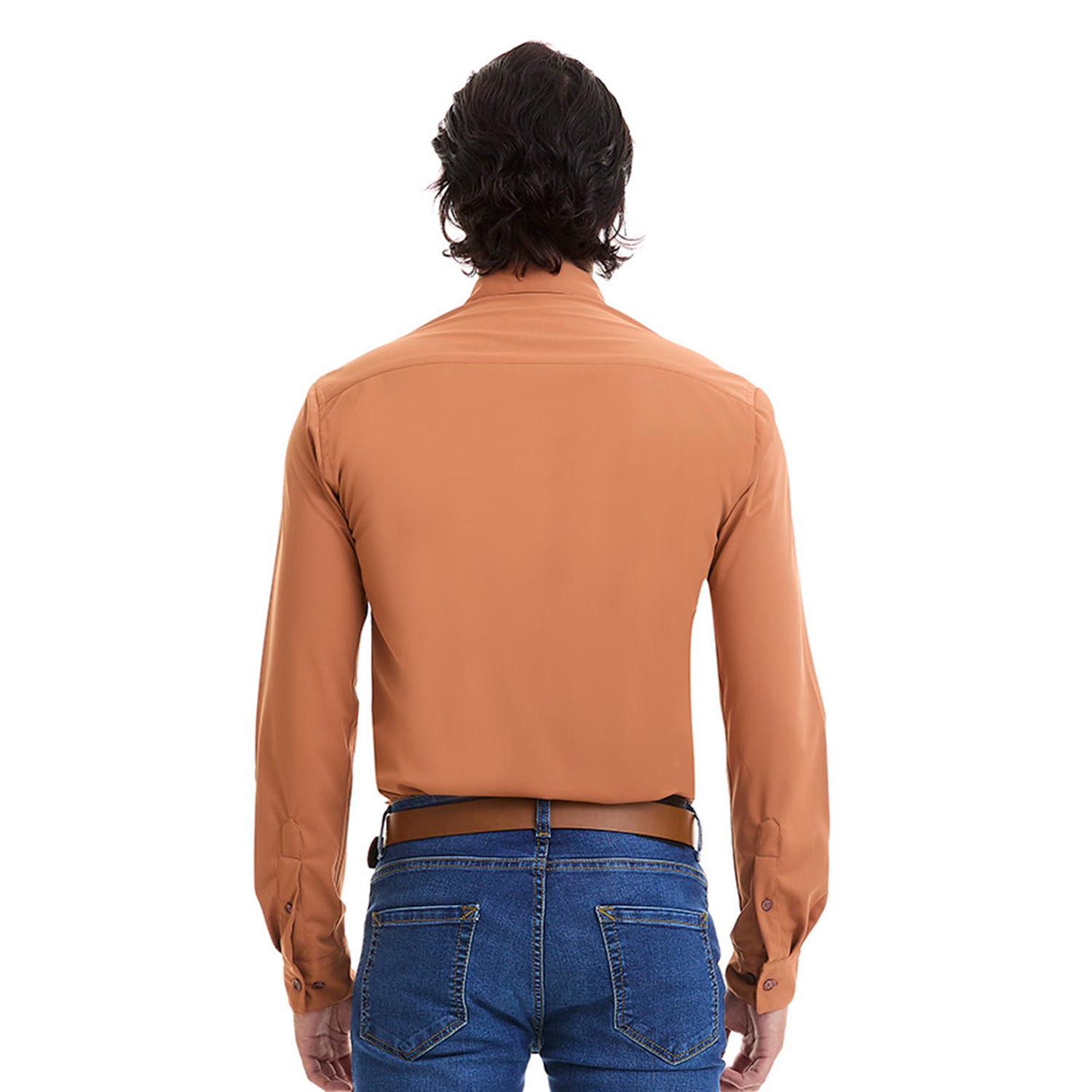 Camisa Business Casual Extra Slim Manga Larga