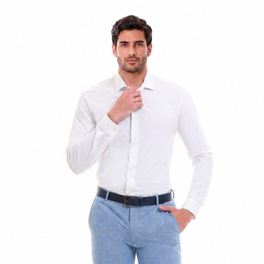 Camisa Hombre Slim Fit Bi-Stretch