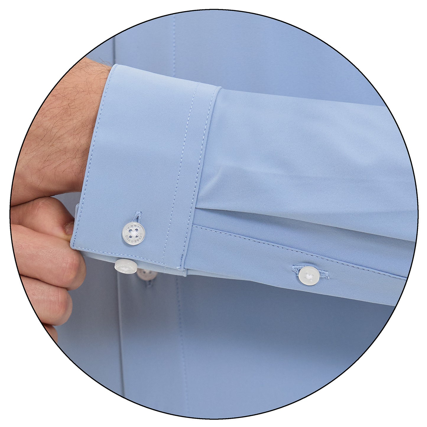 Camisa formal Para Hombre Fit Slim Tejido Liso