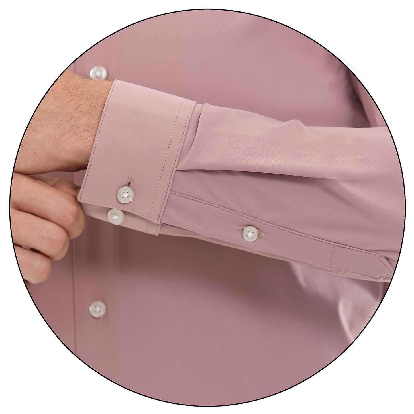Camisa formal Para Hombre Fit Slim Tejido Liso
