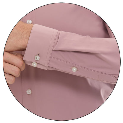 Camisa formal Para Hombre Fit Slim Tejido Liso