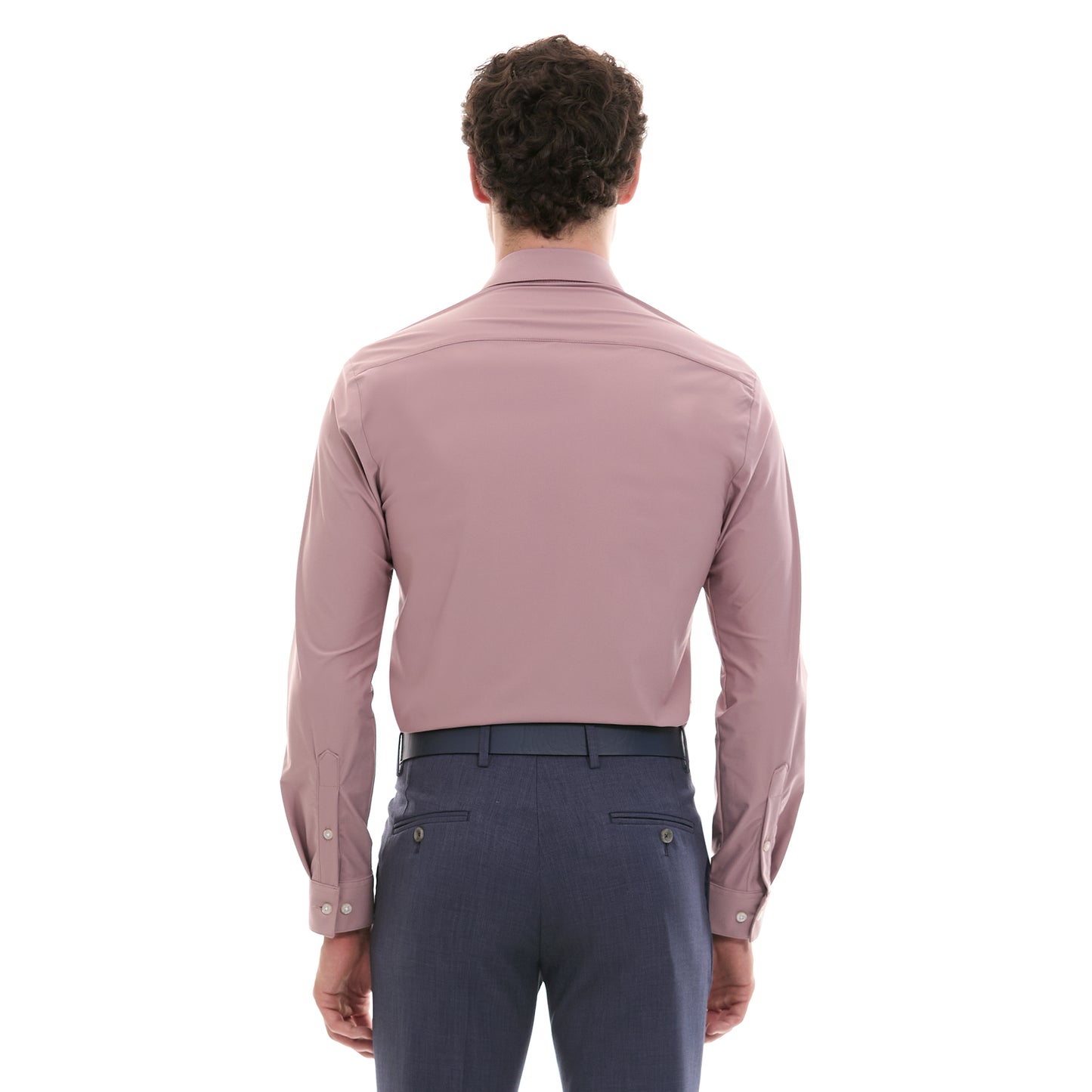 Camisa formal Para Hombre Fit Slim Tejido Liso