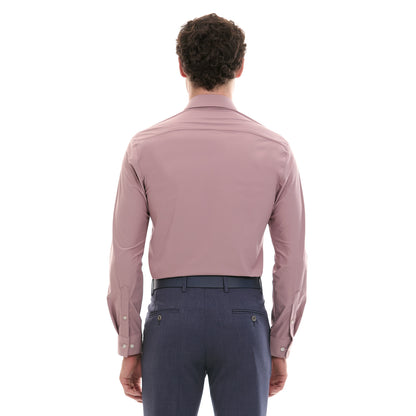 Camisa formal Para Hombre Fit Slim Tejido Liso