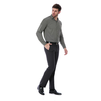 Camisa Slim Fit para Hombre Lisa