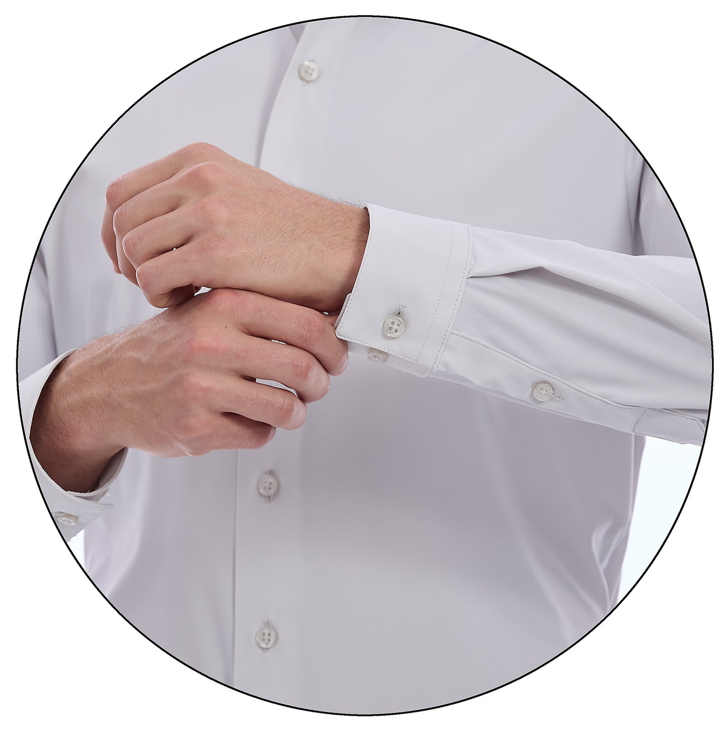 Camisa Extra Slim Para Caballero En Tejido Bi-Stretch