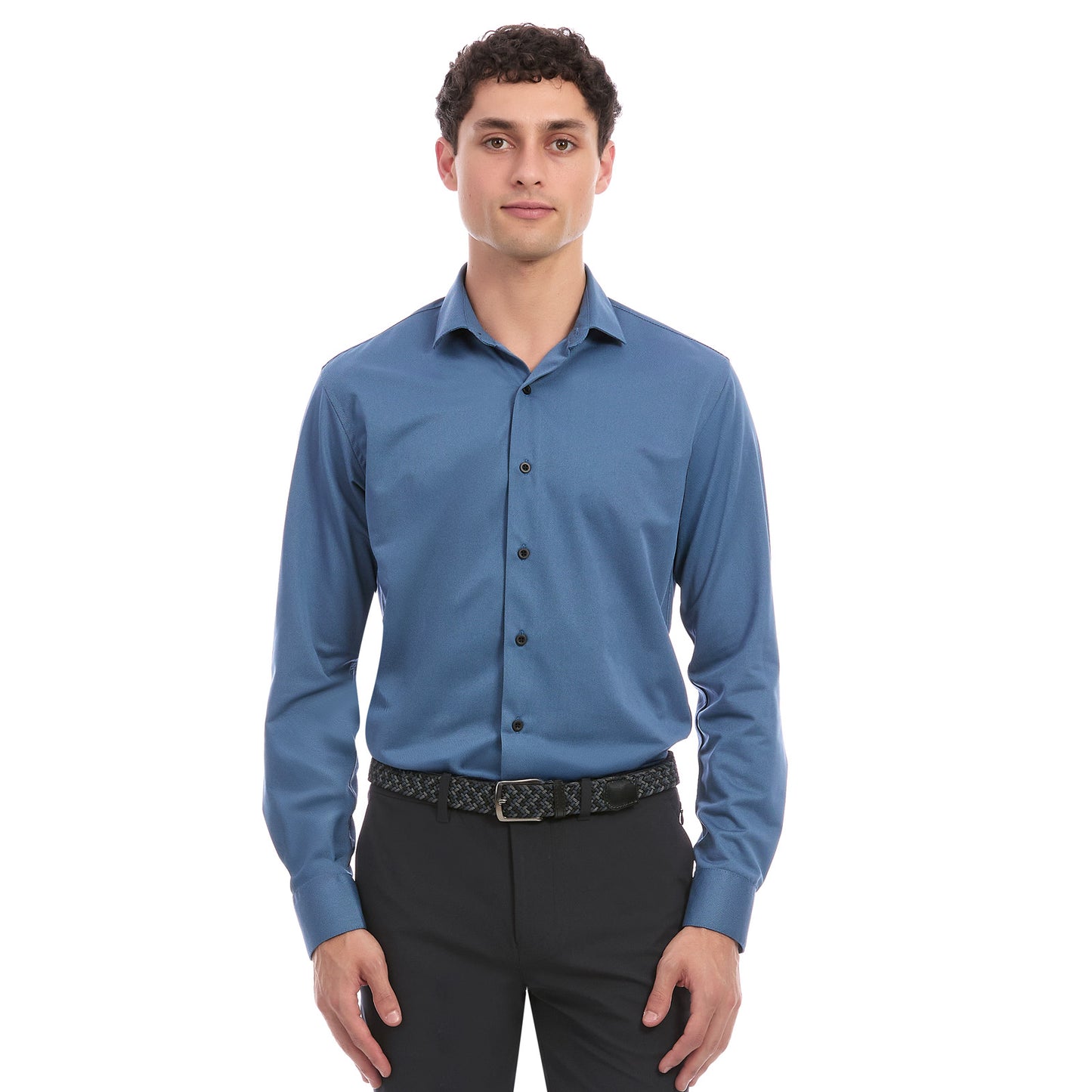 Camisa Formal Para Caballero Slim Fit Stretch