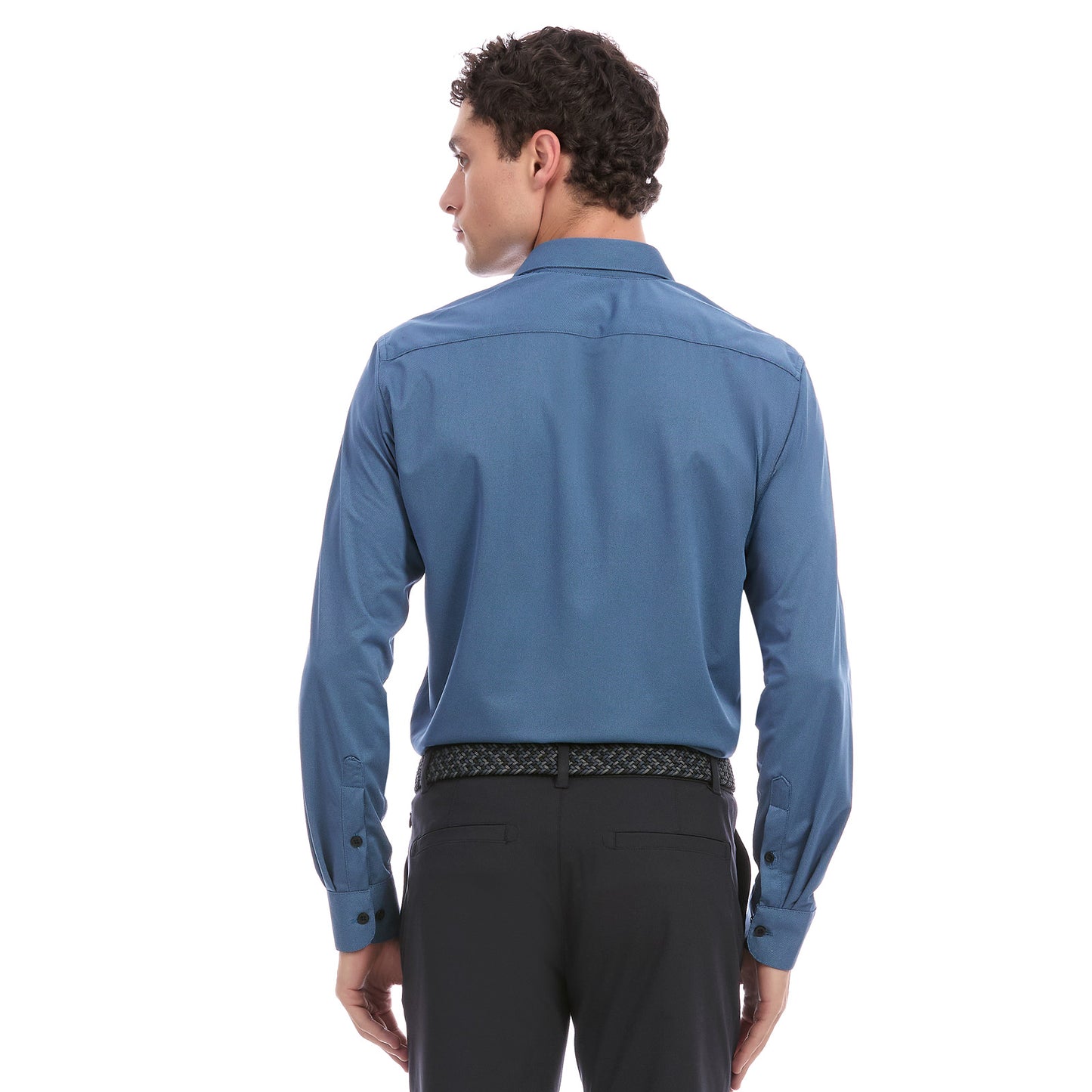 Camisa Formal Para Caballero Slim Fit Stretch