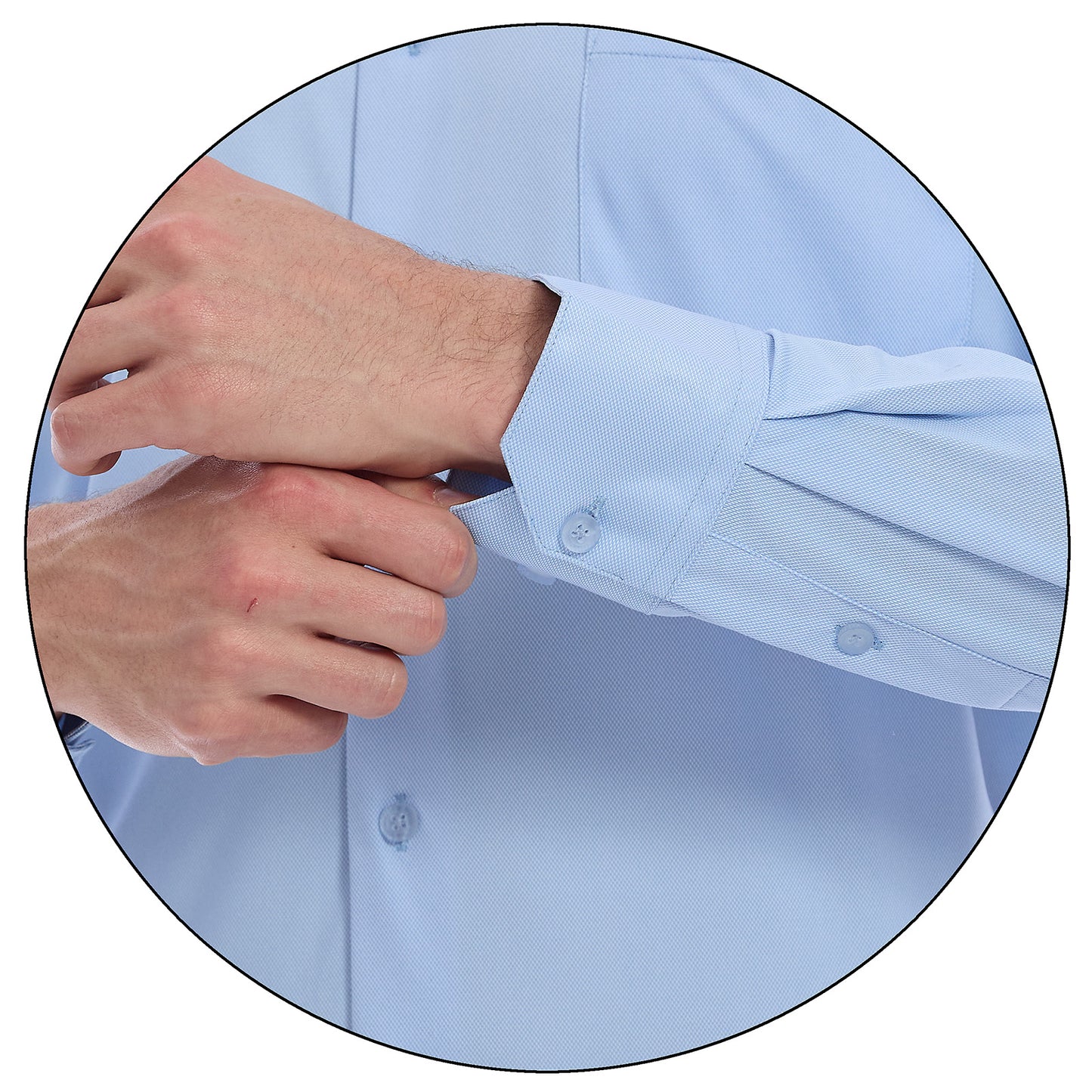 Camisa Formal Slim Fit Para Caballero Manga Larga