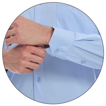 Camisa Formal Slim Fit Para Caballero Manga Larga