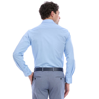 Camisa Formal Slim Fit Para Caballero Manga Larga