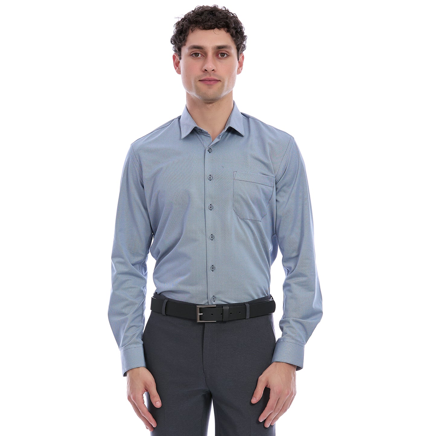 Camisa Formal Slim Fit Para Caballero Manga Larga