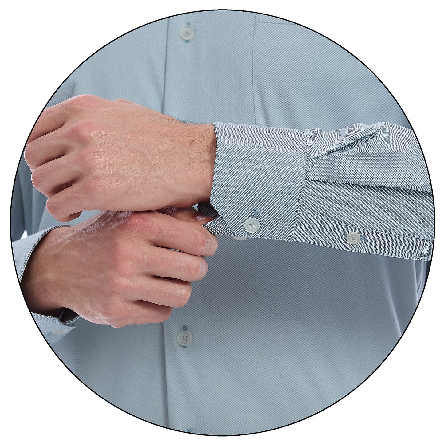 Camisa Formal Slim Fit Para Caballero Manga Larga