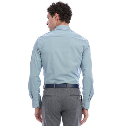 Camisa Formal Slim Fit Para Caballero Manga Larga