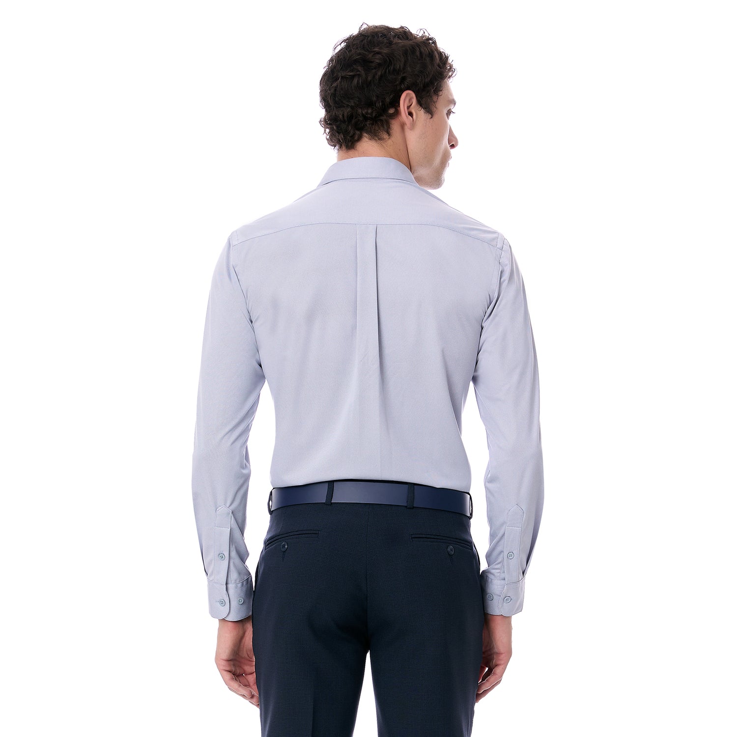 Camisa Slim Fit Stretch Textura para Caballero Formal