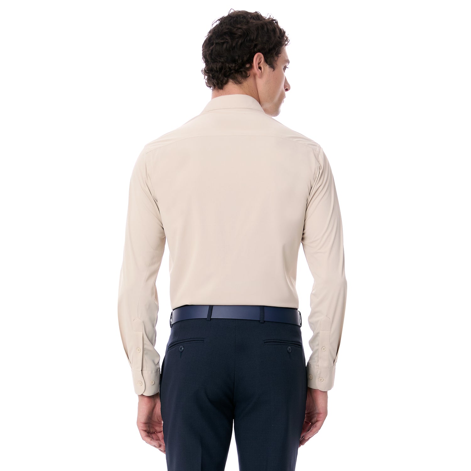 Camisa Extra Slim Stretch para Caballero Lisa Formal