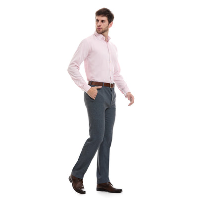 Camisa Formal Slim Fit Vittorio Forti Algodón Rosa