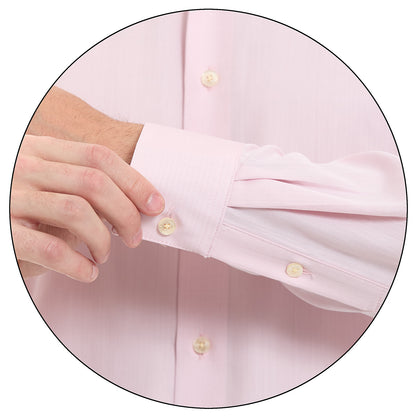 Camisa Formal Slim Fit Vittorio Forti Algodón Rosa