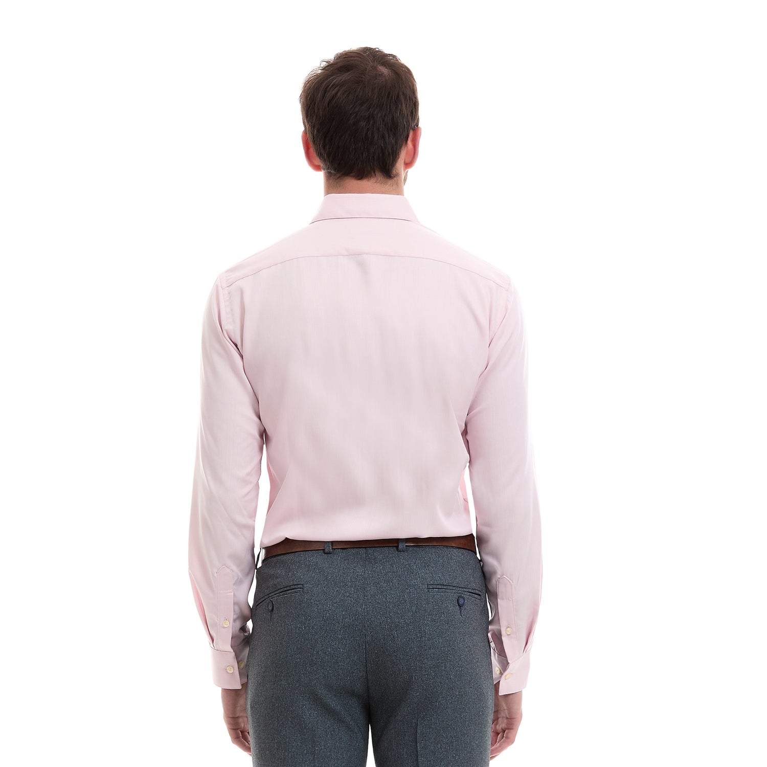 Camisa Formal Slim Fit Lisa Cuello Con Varilla Desmontable