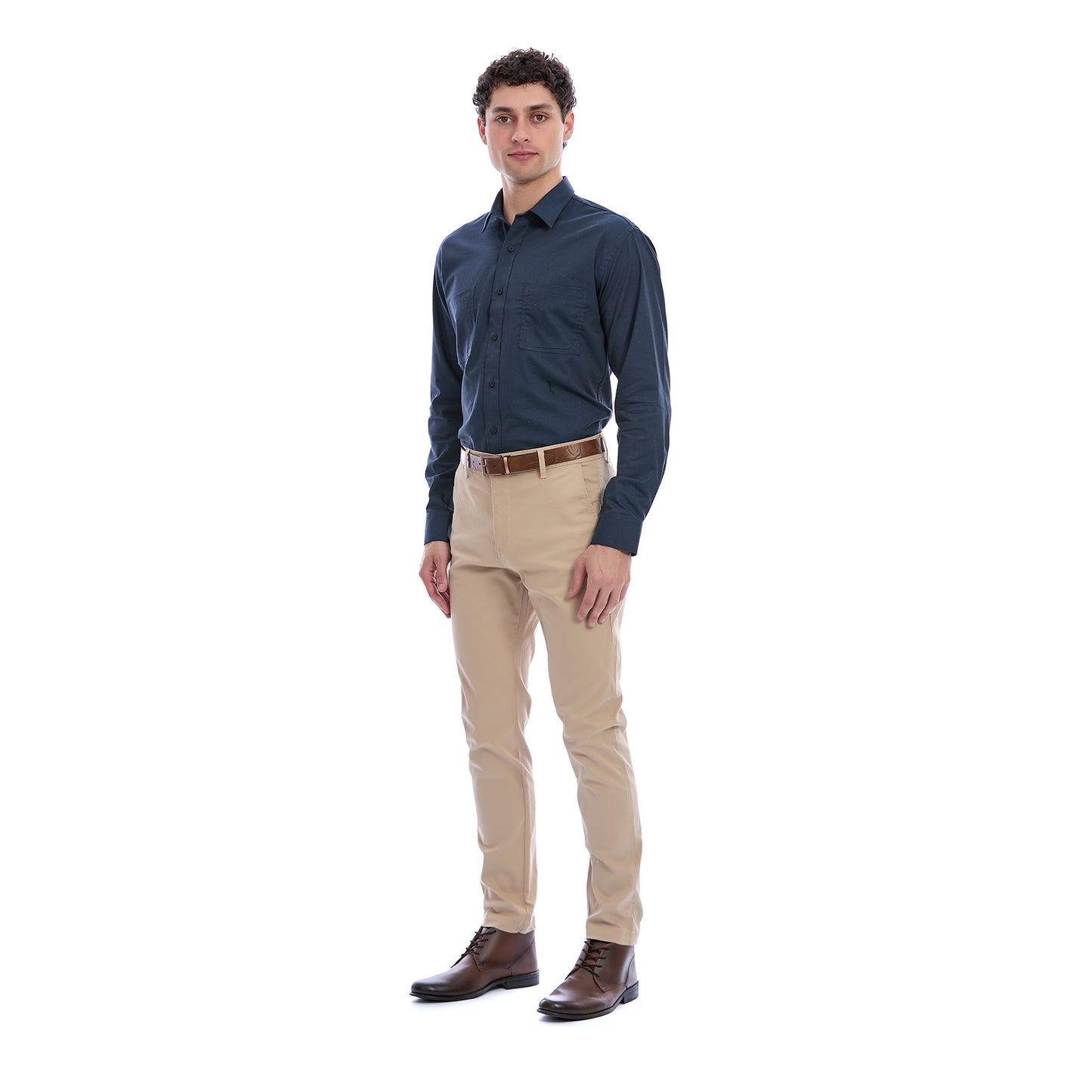 Camisa Formal de Vestir Para Caballero Manga Larga