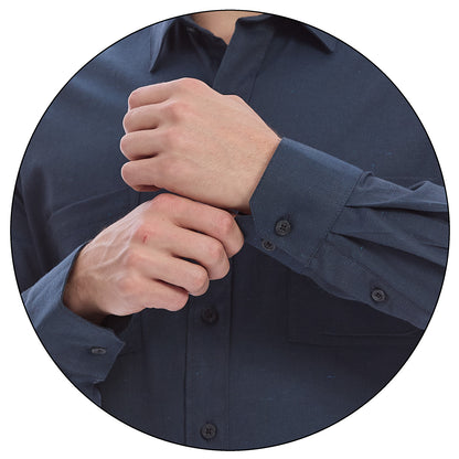 Camisa Formal de Vestir Para Caballero Manga Larga