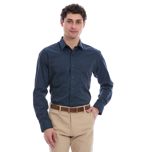 Camisa Formal de Vestir Para Caballero Manga Larga