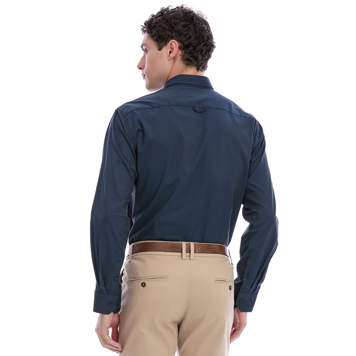 Camisa Formal de Vestir Para Caballero Manga Larga