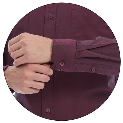 Camisa Formal de Vestir Para Caballero Manga Larga