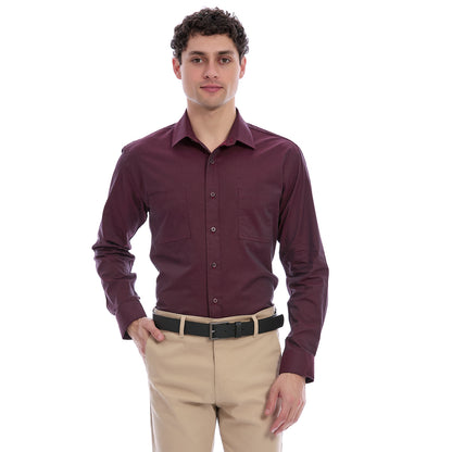 Camisa Formal de Vestir Para Caballero Manga Larga