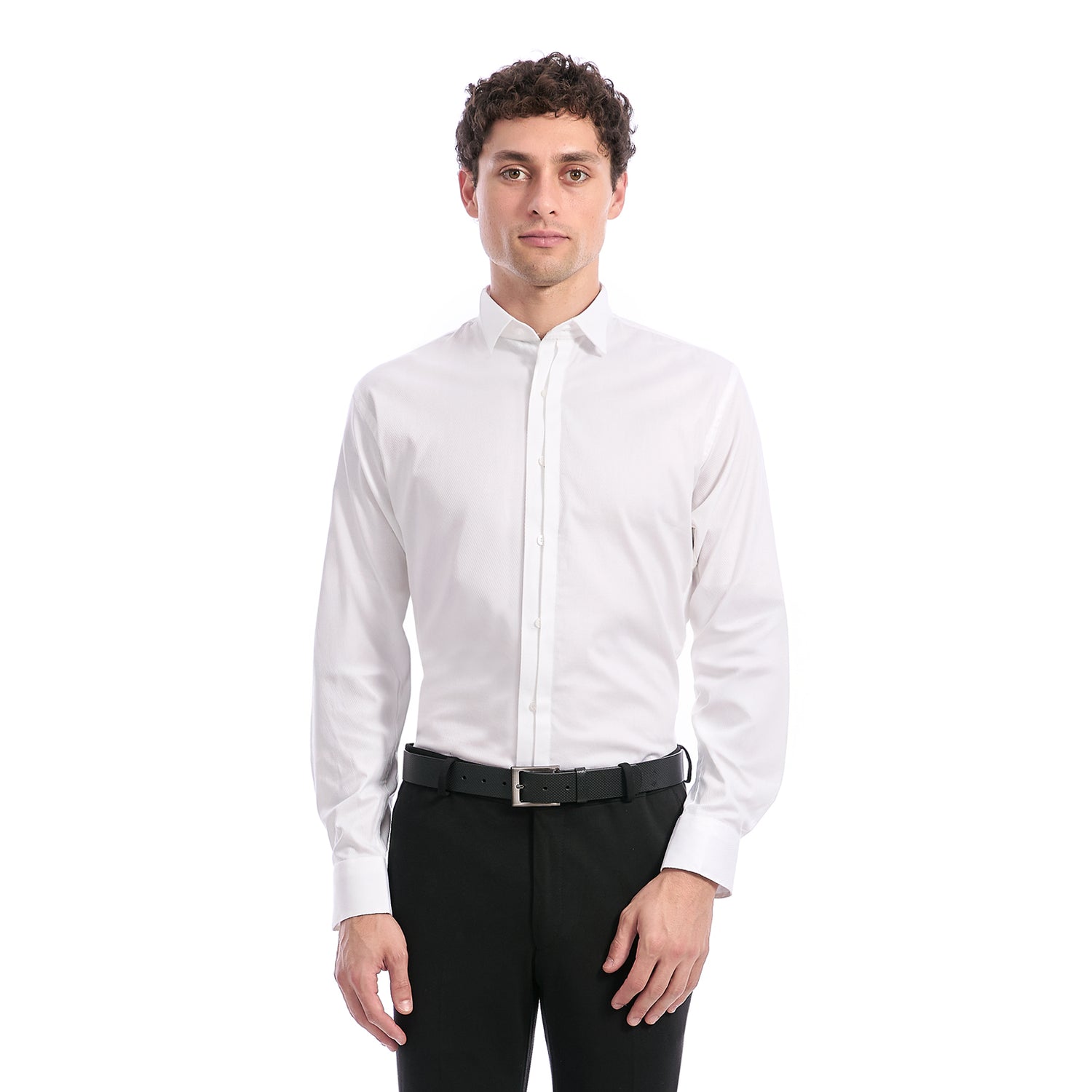 Camisa Ceremonia a Rayas Stretch para Hombre