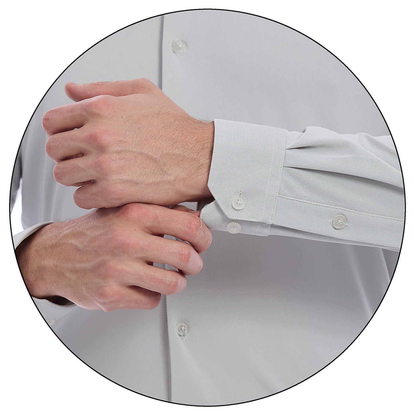 Camisa Extra Slim Para Caballero Business Casual Manga Larga