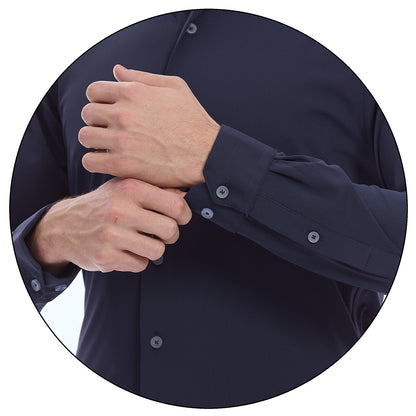 Camisa Extra Slim Para Caballero Business Casual Manga Larga