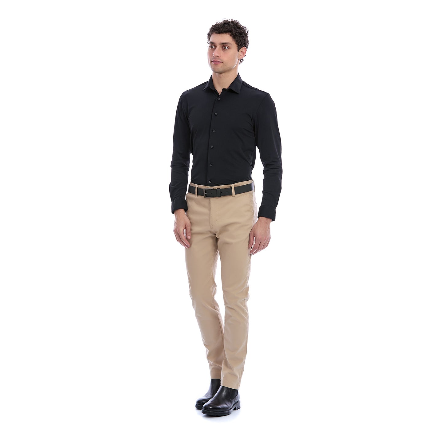Camisa Extra Slim Para Caballero Business Casual Manga Larga