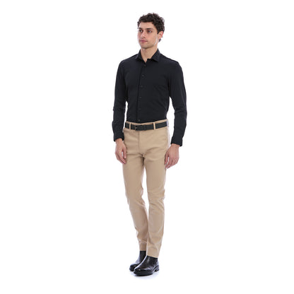 Camisa Extra Slim Para Caballero Business Casual Manga Larga