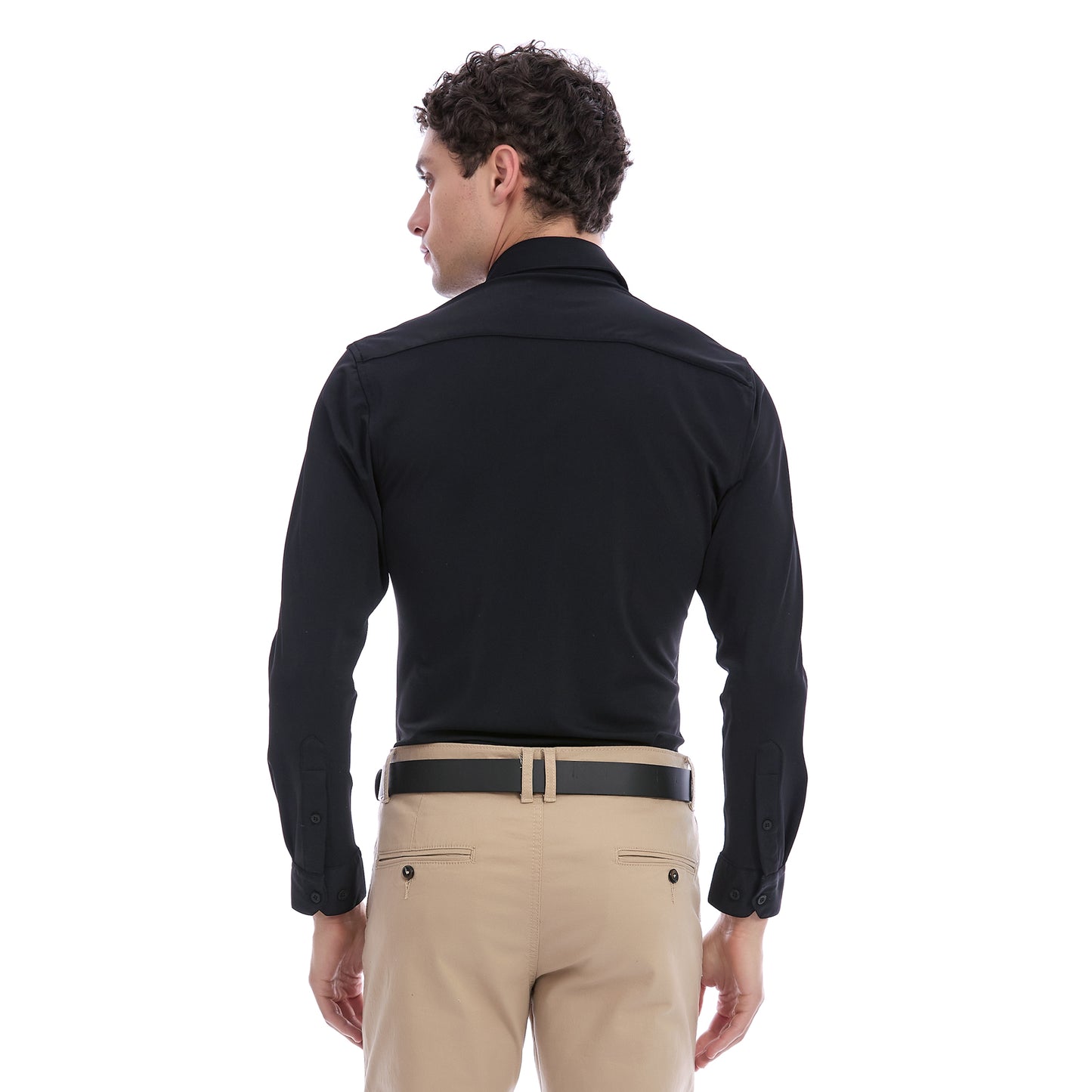 Camisa Extra Slim Para Caballero Business Casual Manga Larga