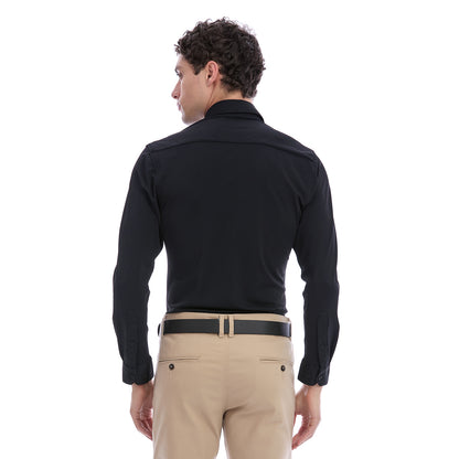 Camisa Extra Slim Para Caballero Business Casual Manga Larga