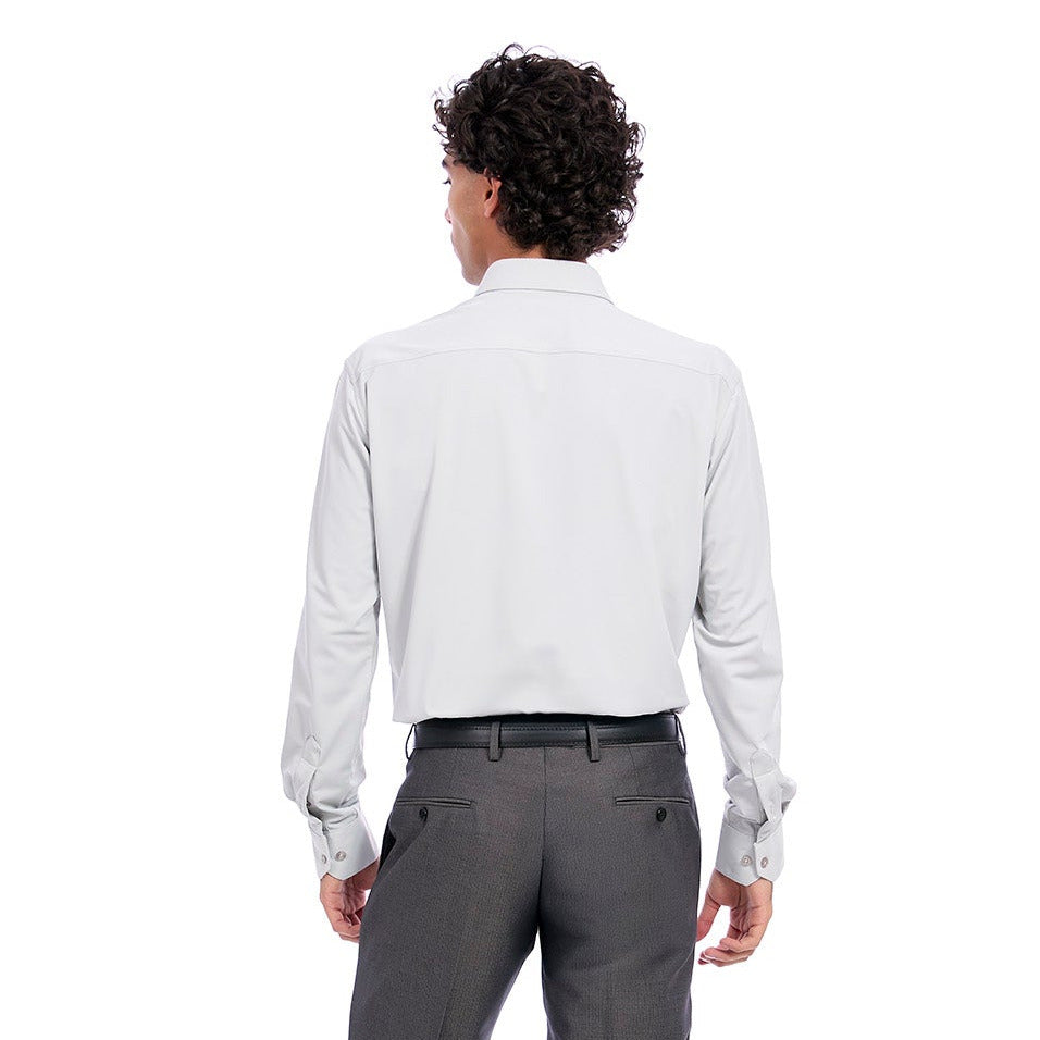 Camisa de Vestir Stretch Lisa para Caballero