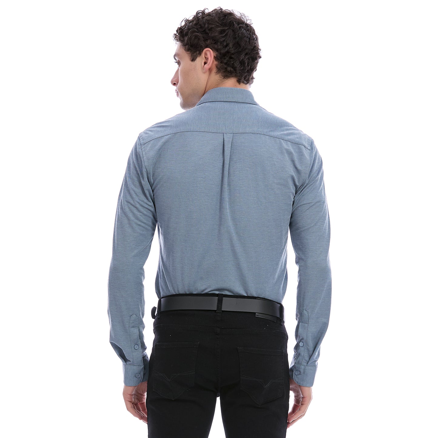 Camisa Extra Slim Para Caballero Con Botonadura Delantera