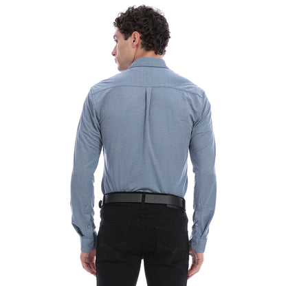 Camisa Extra Slim Para Caballero Con Botonadura Delantera