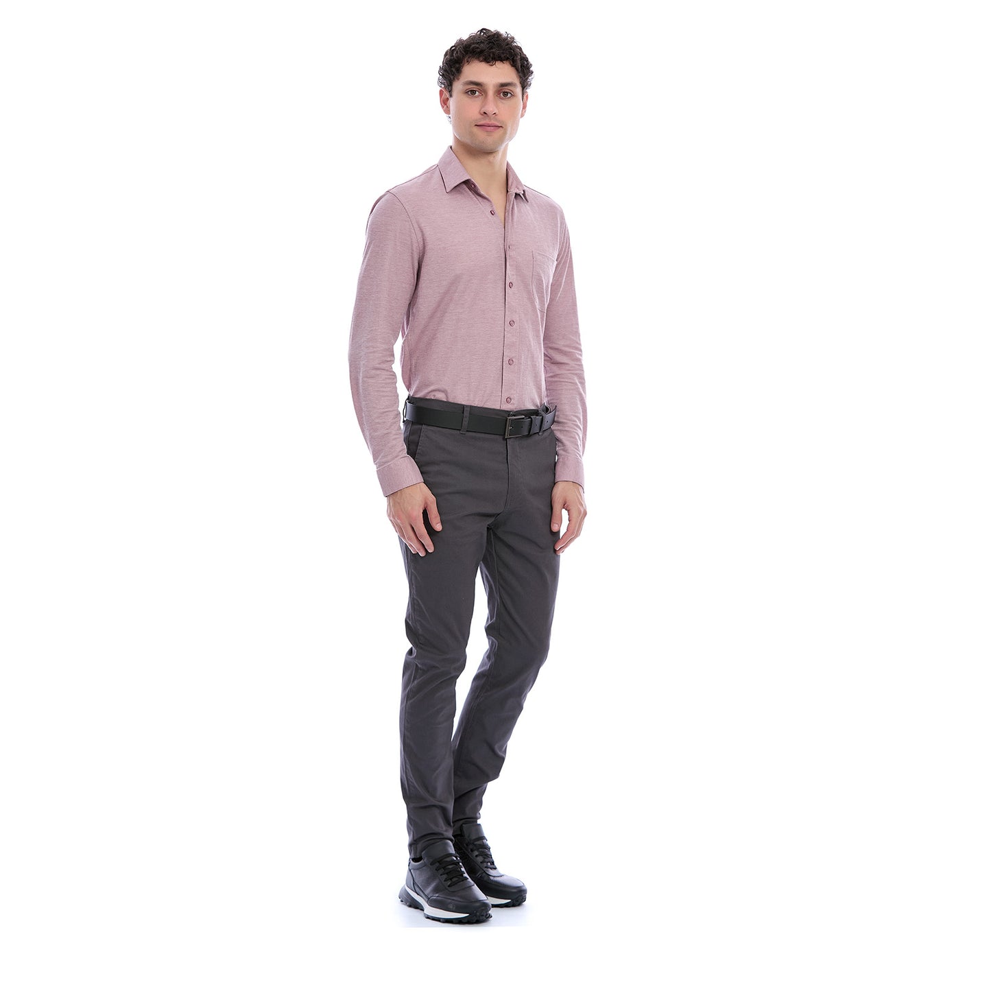 Camisa Extra Slim Para Caballero Con Botonadura Delantera