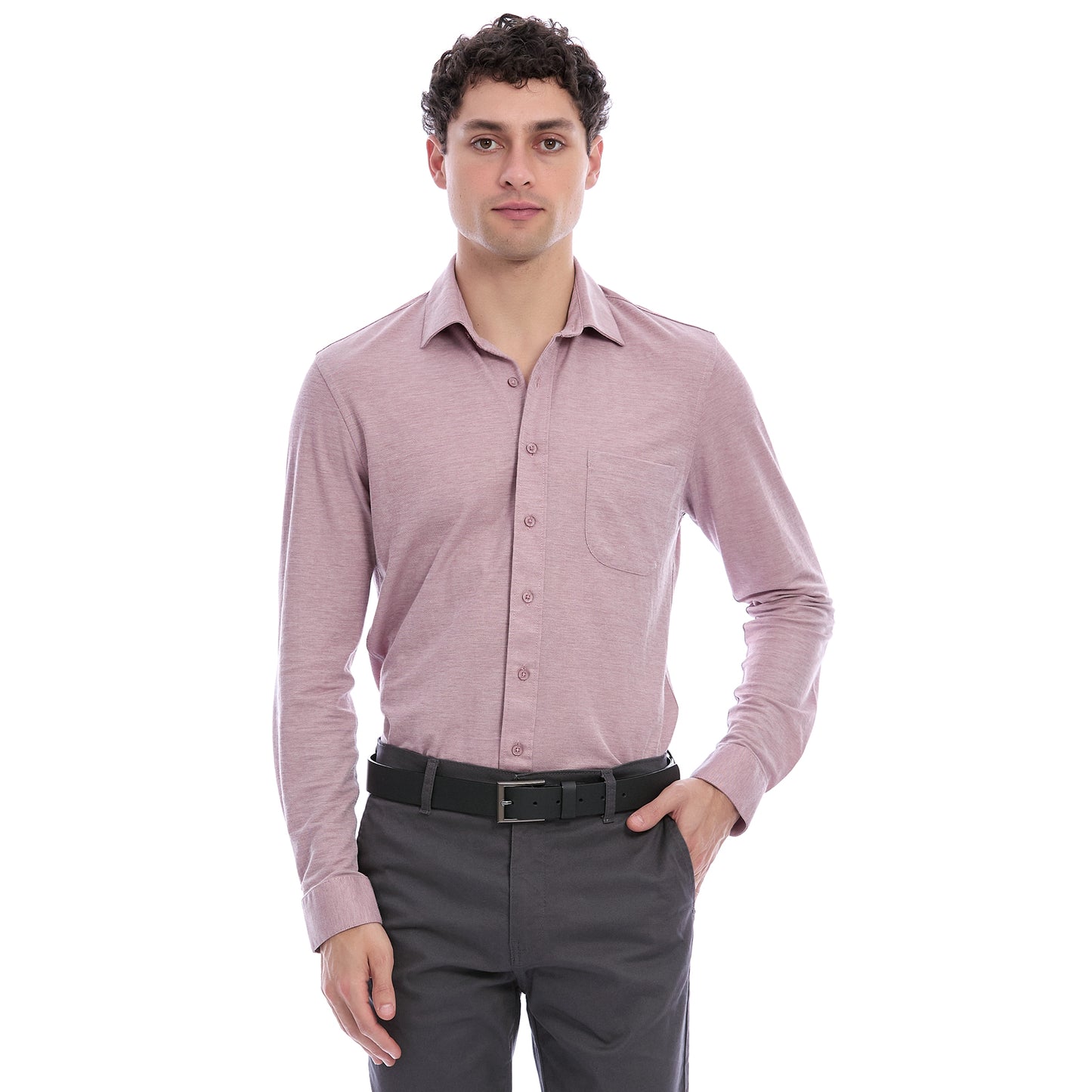 Camisa Extra Slim Para Caballero Con Botonadura Delantera