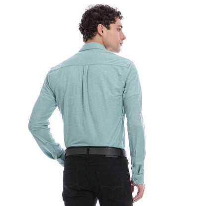 Camisa Extra Slim Para Caballero Con Botonadura Delantera