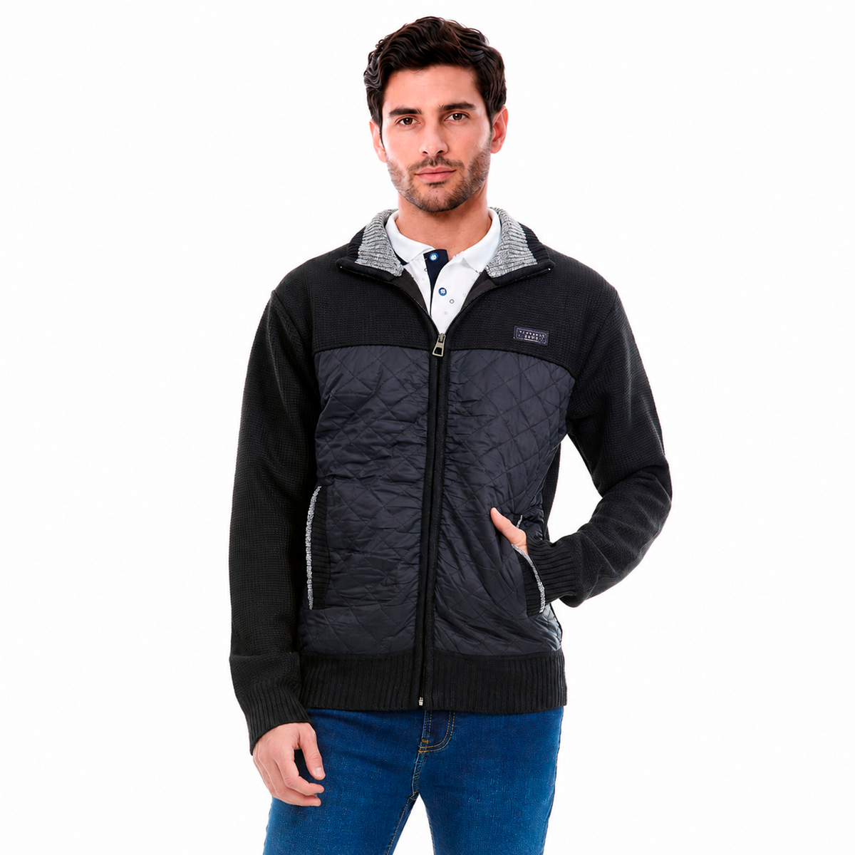 Chamarra Casual Para Caballero Slim Fit
