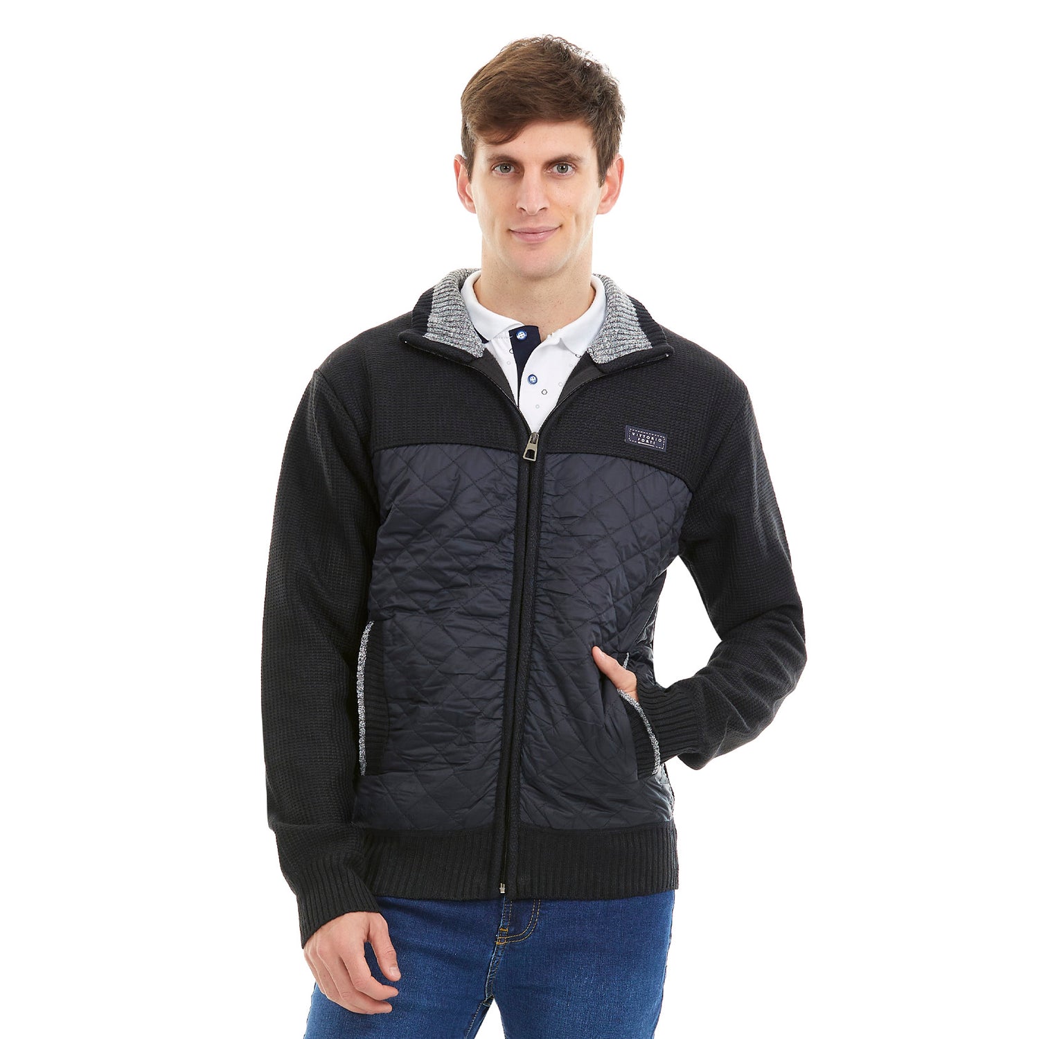 Chamarra Casual Para Caballero Slim Fit