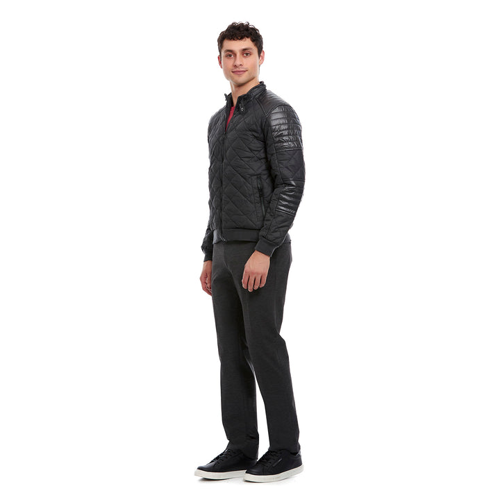 Chamarra casual slim fit para hombre marca vittorio forti